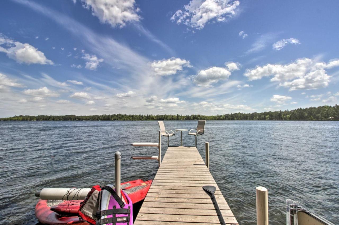 Loon Lake Lodge With Dock, Sauna And Hot Tub! Pequot Lakes Zewnętrze zdjęcie